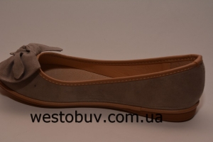 Женские бежевые балетки SK26d