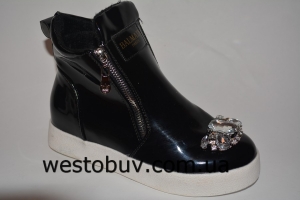Женские ботинки стразы 45-3