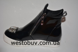 Женские ботинки стразы 45-3