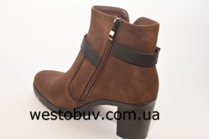 Женские ботинки из замша 2616-1