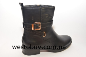 Женские ботинки черные 13