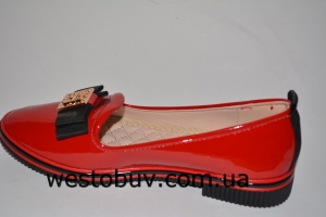 Красные балетки для женщин 630-16b