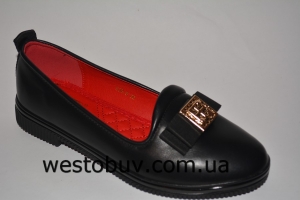 Балетки женские с ленточным бантиком 630-9