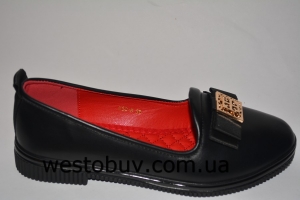 Балетки женские с ленточным бантиком 630-9