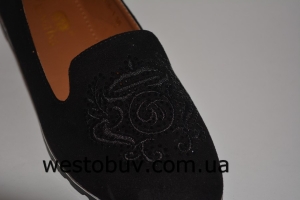 Черные балетки женские Китай 016-1a