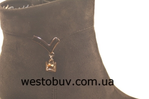 Замшевые ботинки для женщин ks1606