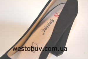 Жгуче черные туфли для женщин  Z-22a