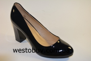 Женские туфли на среднем каблучке  727-3