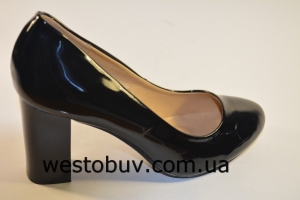 Женские туфли на среднем каблучке  727-3