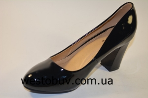 Женские туфли на среднем каблучке  727-3
