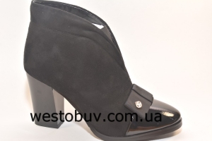 Ботинки женские ленточный бантик CT817