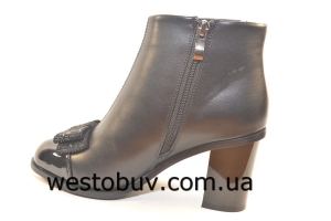 Женские ботинки бантик в стразах CT788