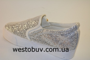 Женские слипоны  на замочках 138-2