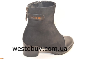 Ботинки женские экко-замш B01-21