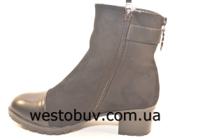 Ботинки женские экко-замш B01-21