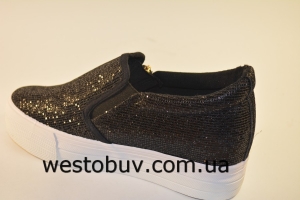 Слипоны женские молодежные с замочком S3 a