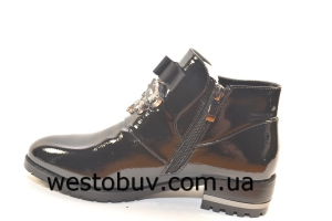 Женские ботинки стразы CT796