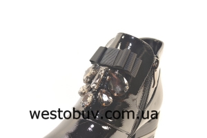 Женские ботинки стразы CT796