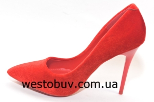 Туфли для женщин ярко красные AH-3b