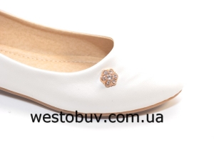 Балетки беленьккие