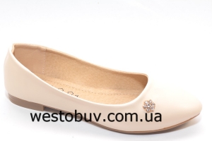 Женские балетки с острым носочком T3