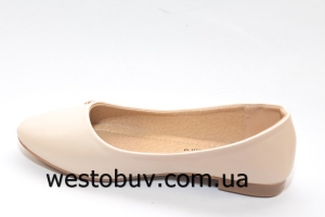 Женские балетки с острым носочком T3