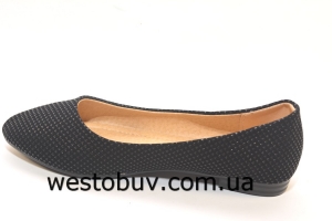 Женские  балетки украшение "под золото" T16