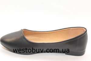 Женские черные балетки T19