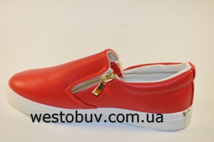 Модные женские  мокасины на замках  B107d