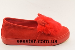 Женские красные слипоны NB50B