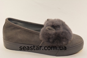 Слипоны для женщин с модными ушками NB50C