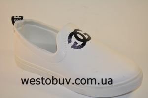 Мокасины  женские белые Sea Star NB108d