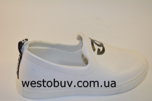 Мокасины  женские белые Sea Star NB108d