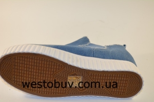 Cлипоны джинсовые на резинке женские NB21 b