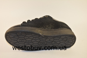 Кросовки черные женские  61-51