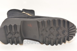 Женские замшевые ботинки зимние H261