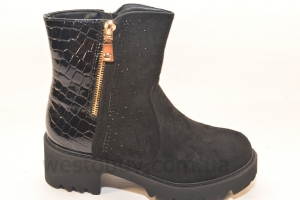 Ботинки женские зимние комбинированные H264