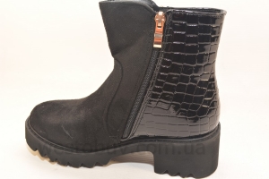 Ботинки женские зимние комбинированные H264