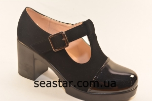 Туфли комбинированные женские F1-2