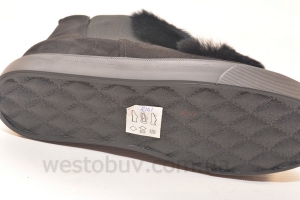 Женские ботинки весна-осень с мехом  R101b