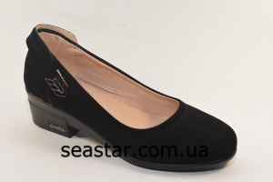 Женские туфли экко-замш F2-8