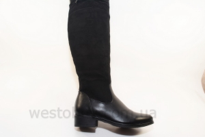 Сапоги женские комбинированные на зиму A655-1