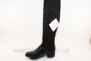 Сапоги женские комбинированные на зиму A655-1