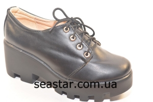 Женские туфли на танкетке 883-2