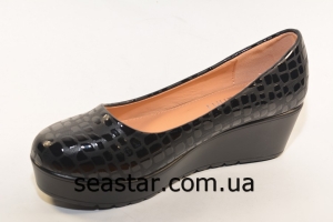 Китай туфли женские на низкой танкетке H81-1