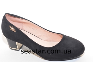 Туфли женские устойчивый каблук A38