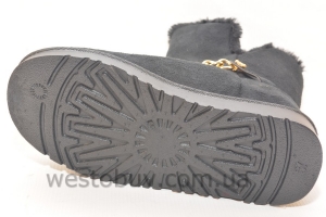 Угги женские зимние с цепочкой "под золото" 505a