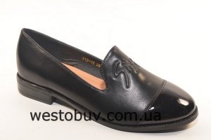 Комбинированные женские туфли 313-15