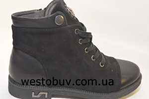 Комбинированные  женские ботинки MejDeLi 3055-63r