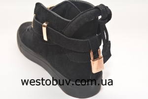 Молодежные ботинки декоративная пряжка 881